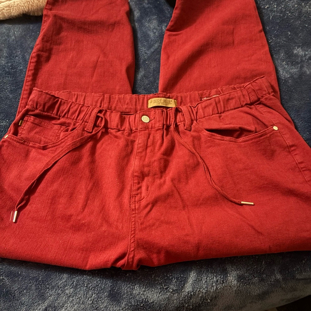 Judy Blue Deep Red Pants
